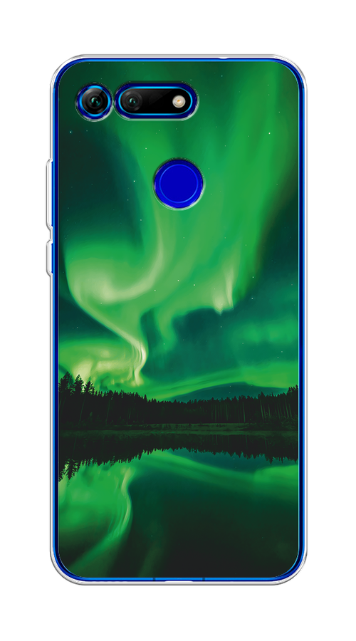 

Чехол Awog на Honor V20 (View 20) "Ночные пейзажи 7", Зеленый;черный, 67350-4