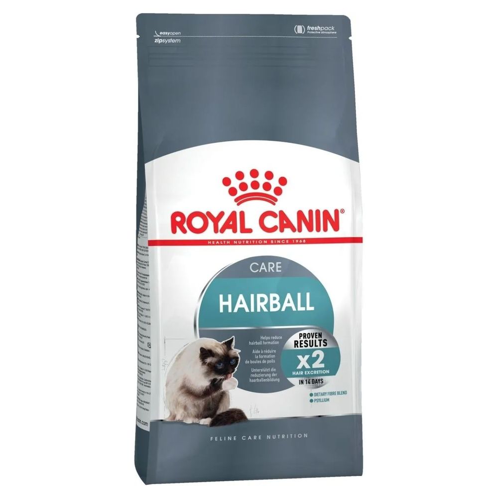 фото Сухой корм для кошек royal canin, вывод волосяных комочков 400 гр