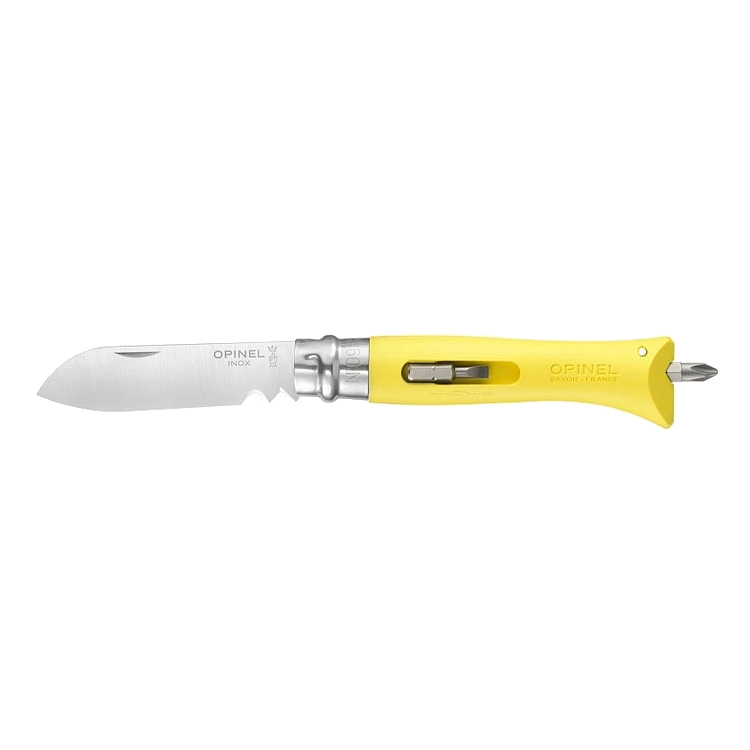 

Туристический нож Opinel Specialists DIY №09, желтый