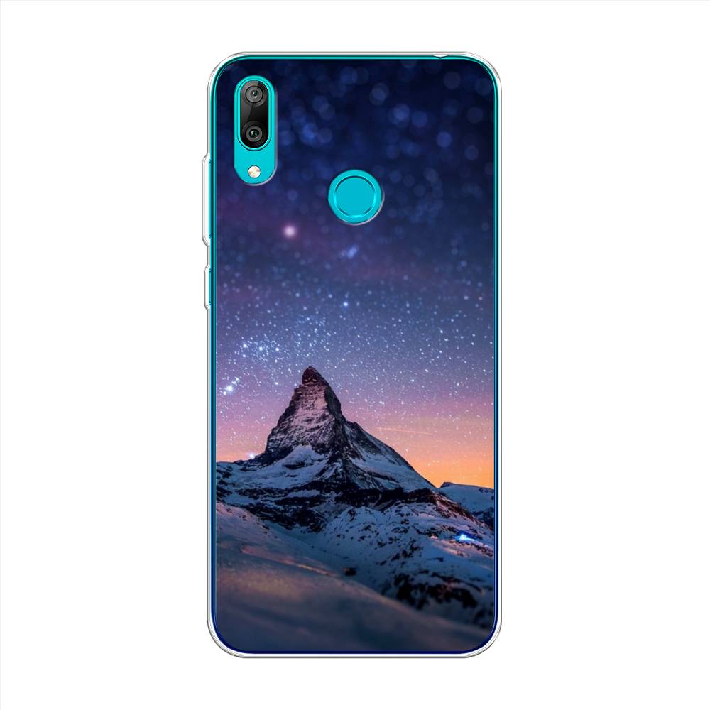 

Чехол Awog на Huawei Y7 2019 "Ночные пейзажи 5", Фиолетовый, 68450-4