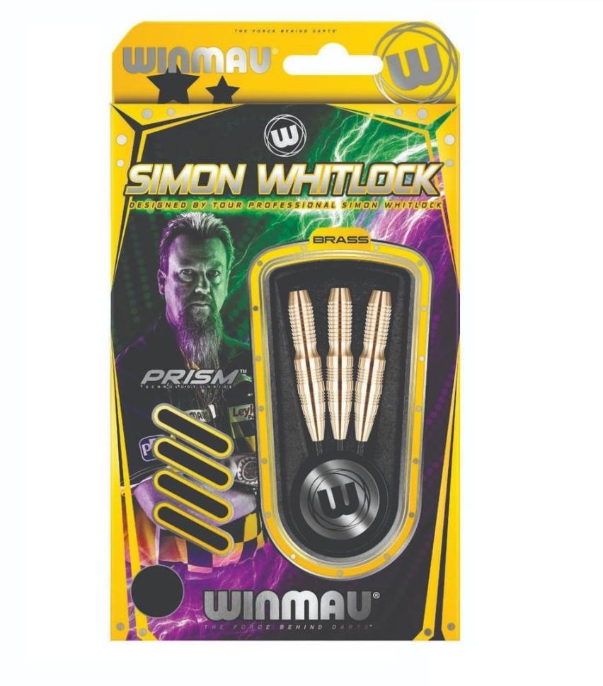 Дротики Winmau Simon Whitlock Brass золотые 24г 1224.24 (1658)