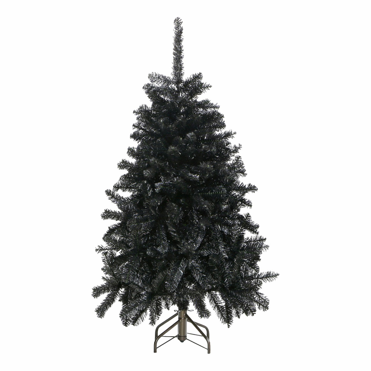 фото Ель искусственная напольная imperial tree black crystal 150 см