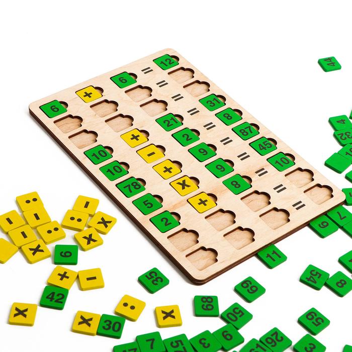 

Игра настольная «Большая деревянная игра. Арифметика»