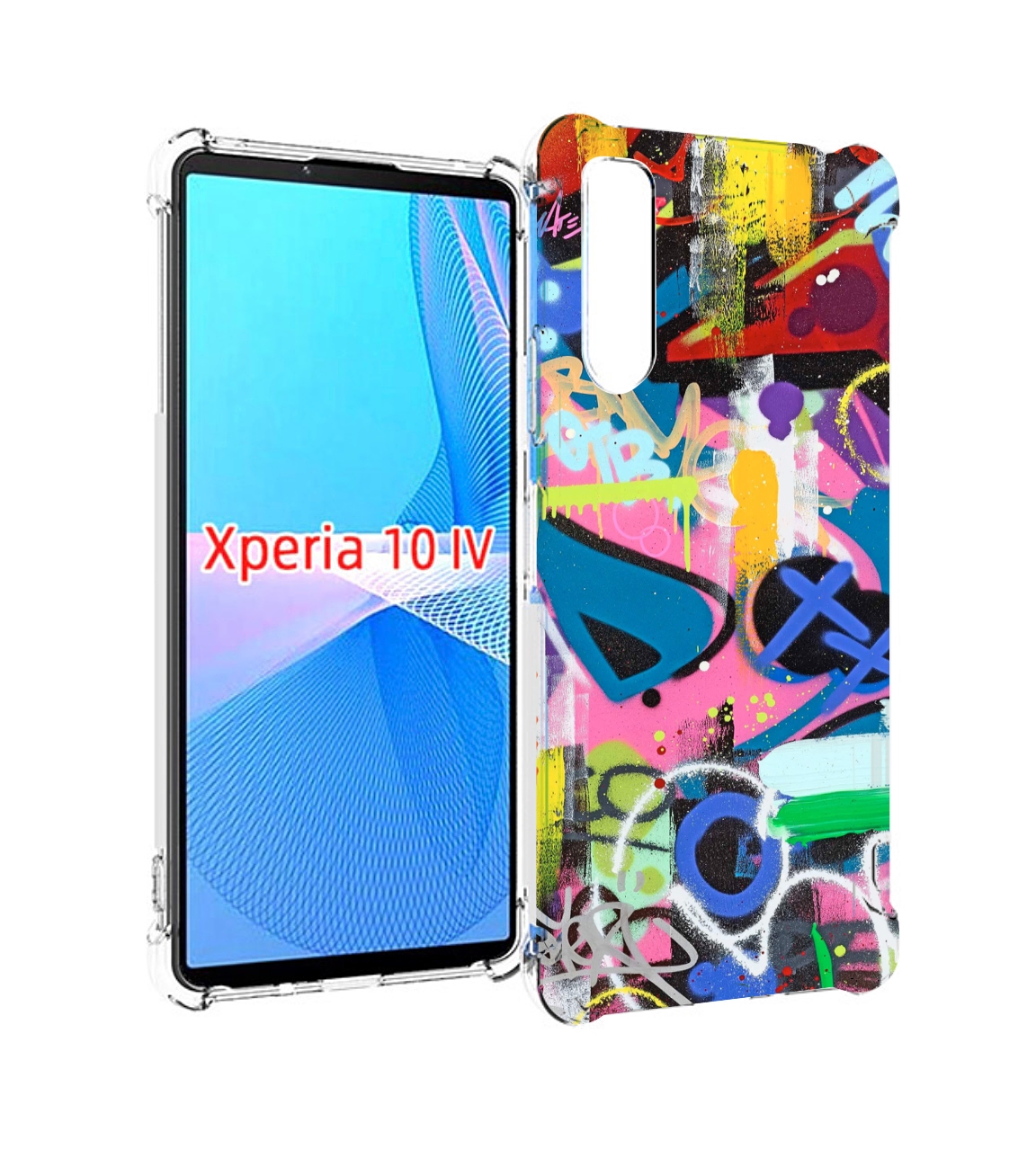 

Чехол MyPads абстракция-графити для Sony Xperia 10 IV (10-4), Прозрачный, Tocco