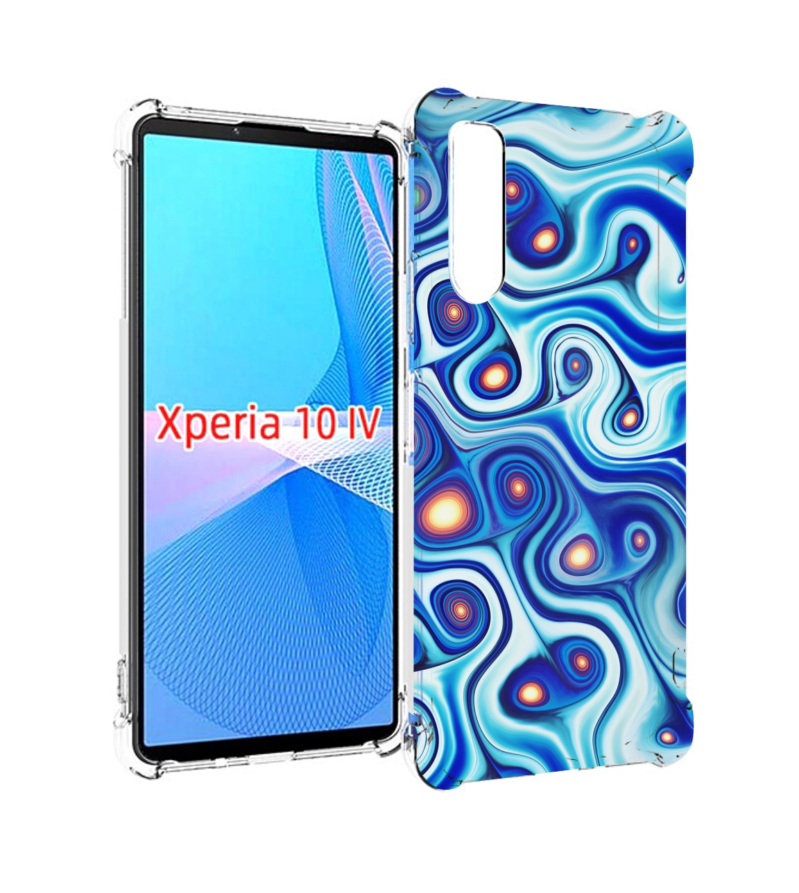 

Чехол MyPads абстрактная-текстура для Sony Xperia 10 IV (10-4), Прозрачный, Tocco