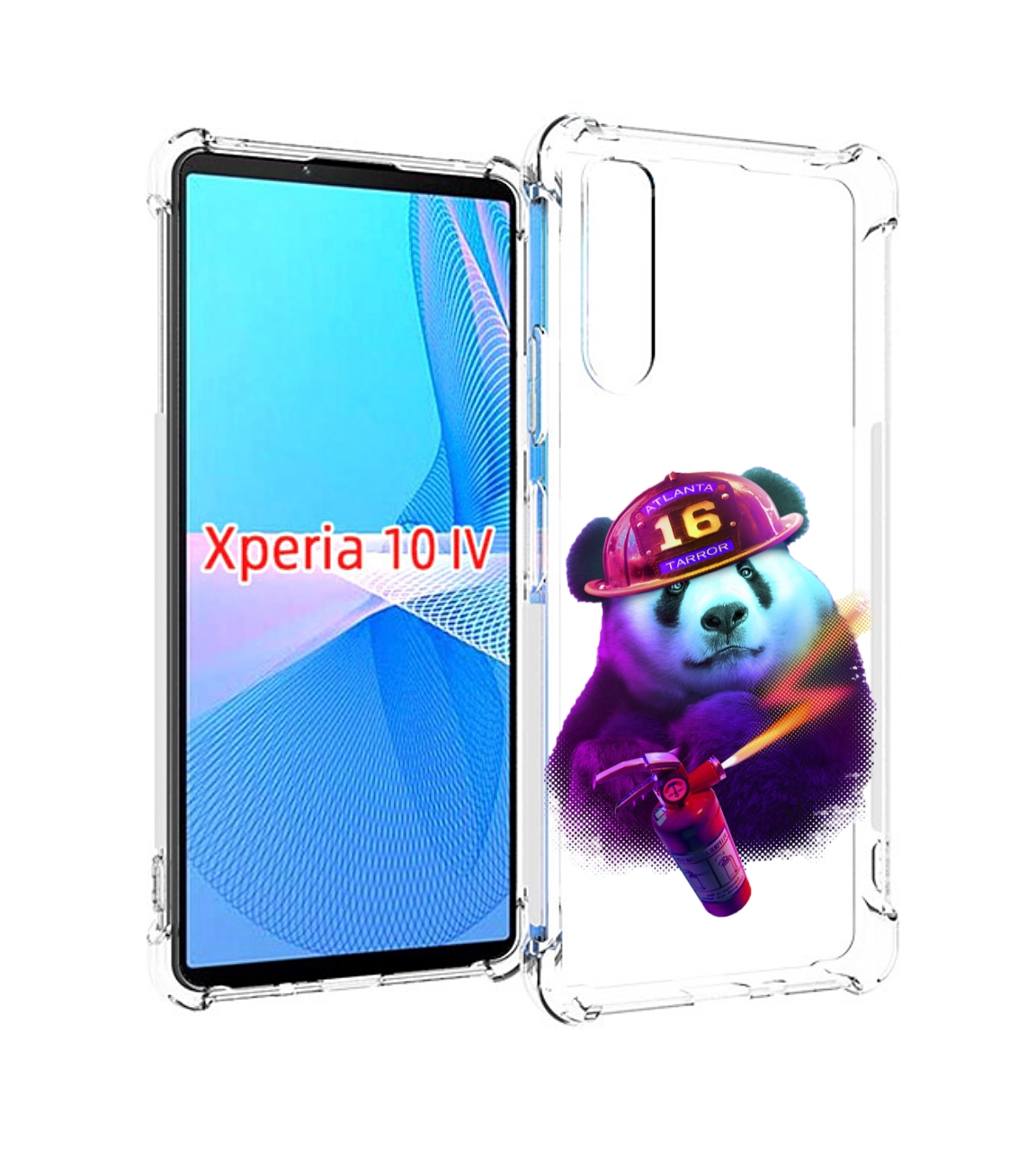 

Чехол MyPads Яркая панда детский для Sony Xperia 10 IV (10-4), Прозрачный, Tocco