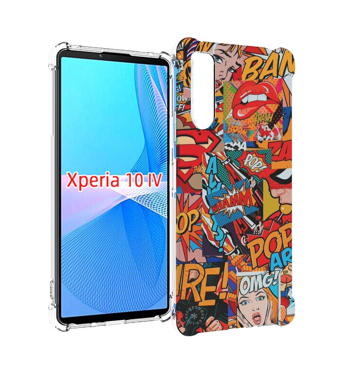 

Чехол MyPads Фон для Sony Xperia 10 IV (10-4), Прозрачный, Tocco