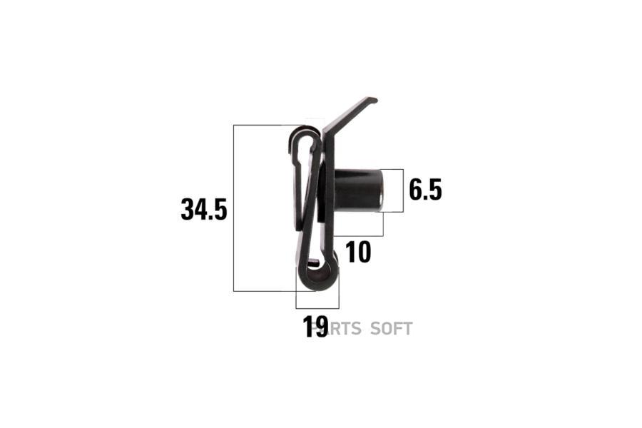 

Клипсы Автомобильные Toyota Land Cruiser, Land Cruiser Prado Kraft арт. KT106321