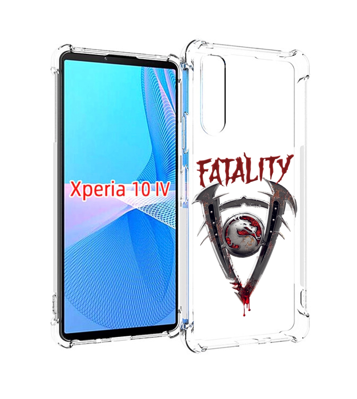 

Чехол MyPads Фаталити мужской для Sony Xperia 10 IV (10-4), Прозрачный, Tocco