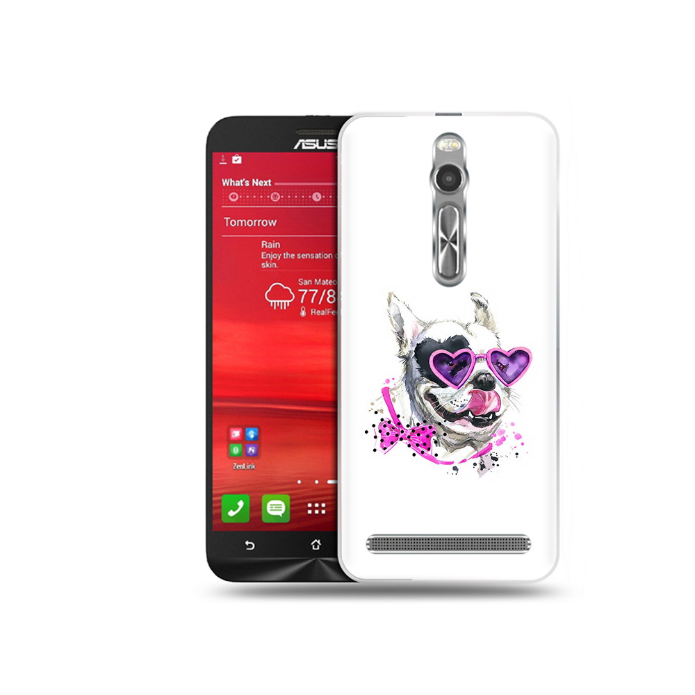 

Чехол MyPads Tocco для Asus Zenfone 2 (ZE550ML) акварельный пёс (PT11329.657.218), Прозрачный, Tocco