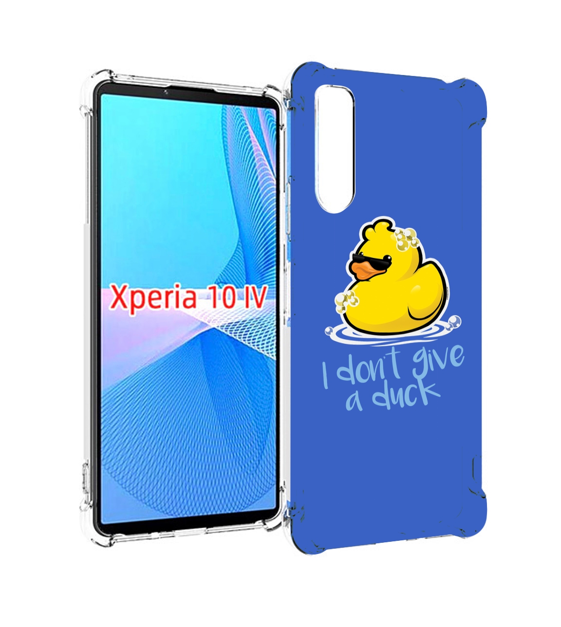 фото Чехол mypads уточка для sony xperia 10 iv (10-4)