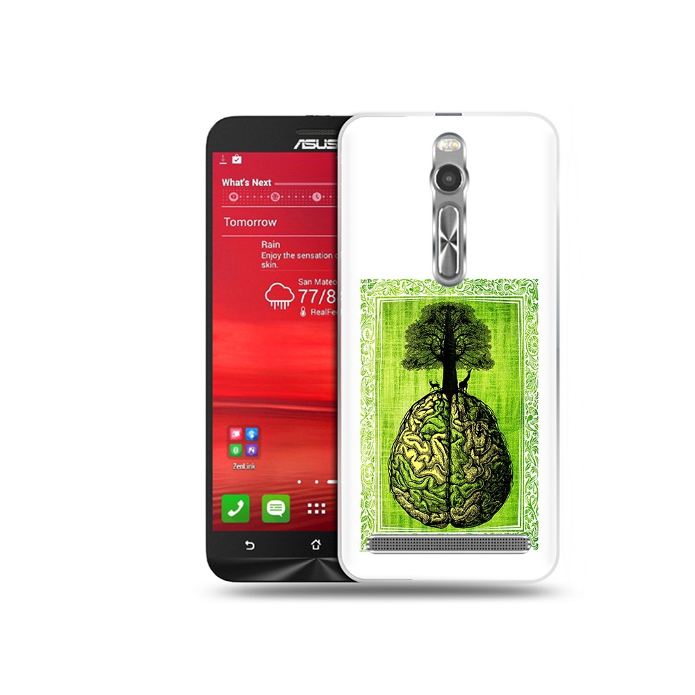 Чехол MyPads Tocco для Asus Zenfone 2 (ZE550ML) абстракция здоровый мозг (PT11329.657.211)