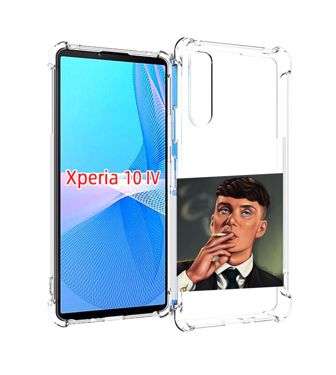 

Чехол MyPads Томас-Шелби для Sony Xperia 10 IV (10-4), Прозрачный, Tocco