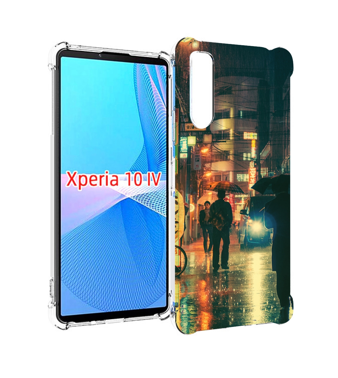 

Чехол MyPads Токио-сеул для Sony Xperia 10 IV (10-4), Прозрачный, Tocco