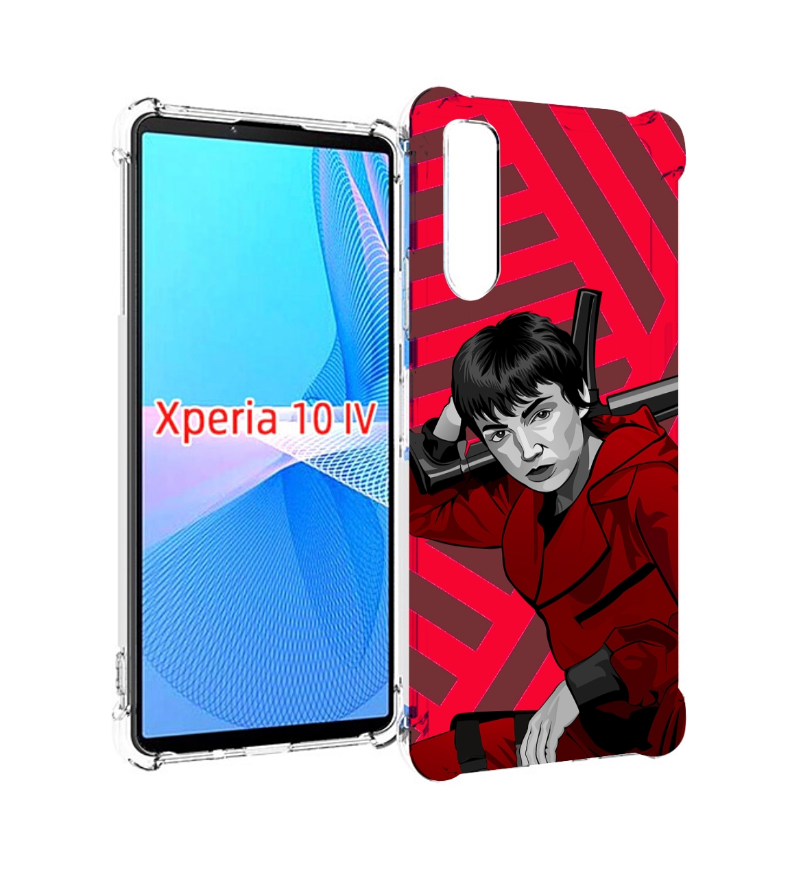 

Чехол MyPads Токио-бумажный-дом для Sony Xperia 10 IV (10-4), Прозрачный, Tocco