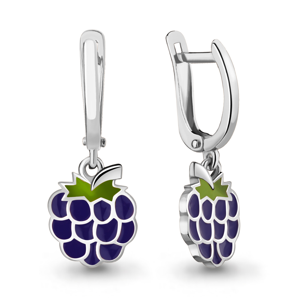 

Серьги из серебра с эмалью Aquamarine 33855_925_р, 33855_925_р