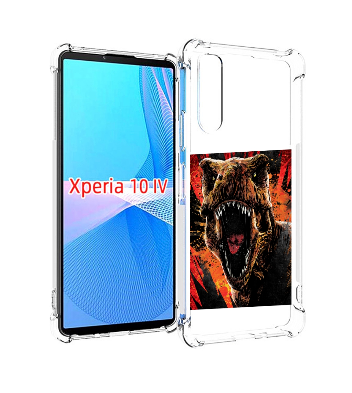 

Чехол MyPads Тиранозавр для Sony Xperia 10 IV (10-4), Прозрачный, Tocco