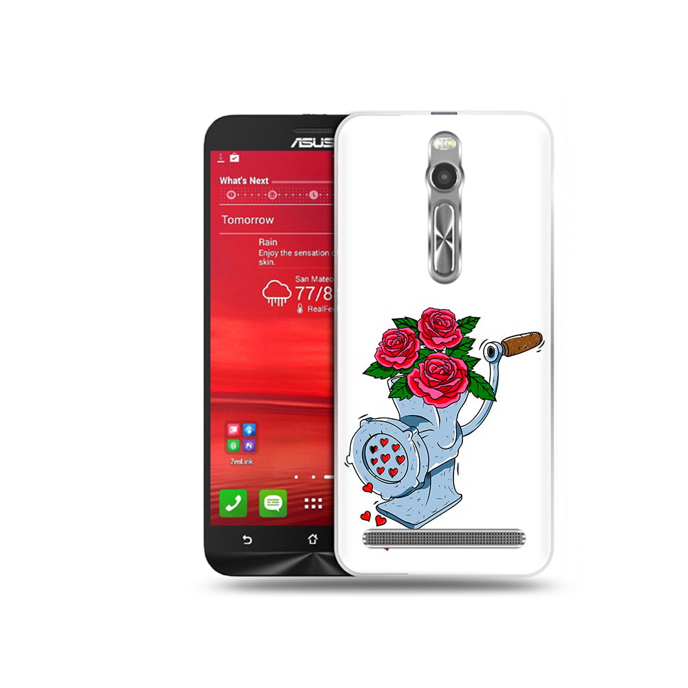 

Чехол MyPads Tocco для Asus Zenfone 2 (ZE550ML) Цветочные сердца (PT11329.657.199), Прозрачный, Tocco