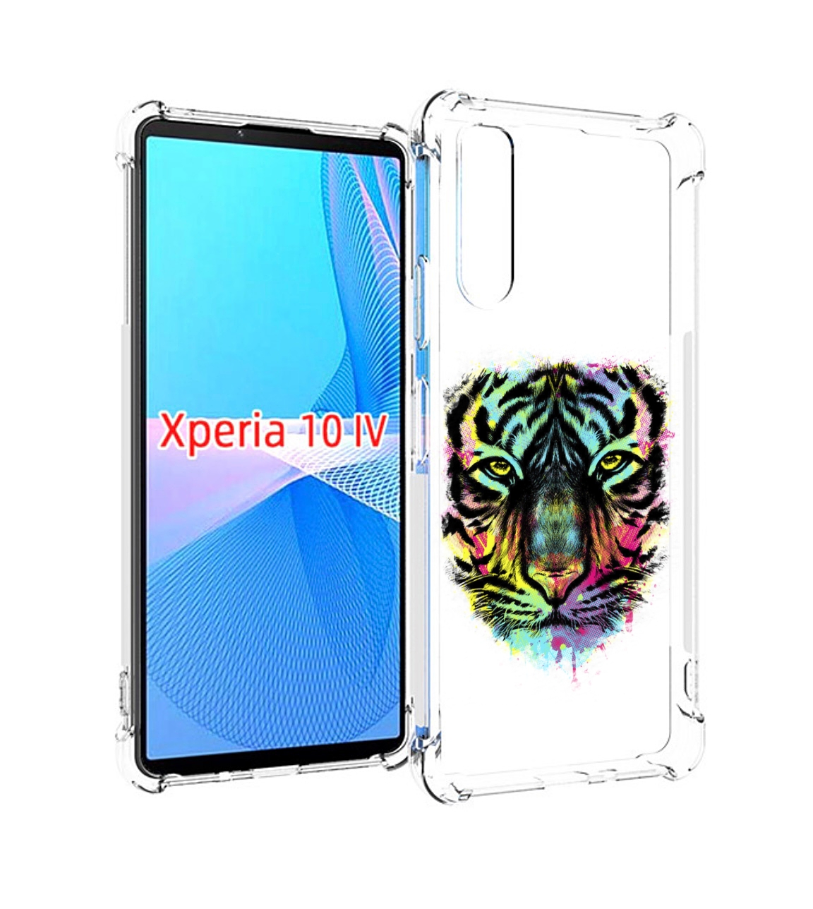 

Чехол MyPads Тигр 1 для Sony Xperia 10 IV (10-4), Прозрачный, Tocco