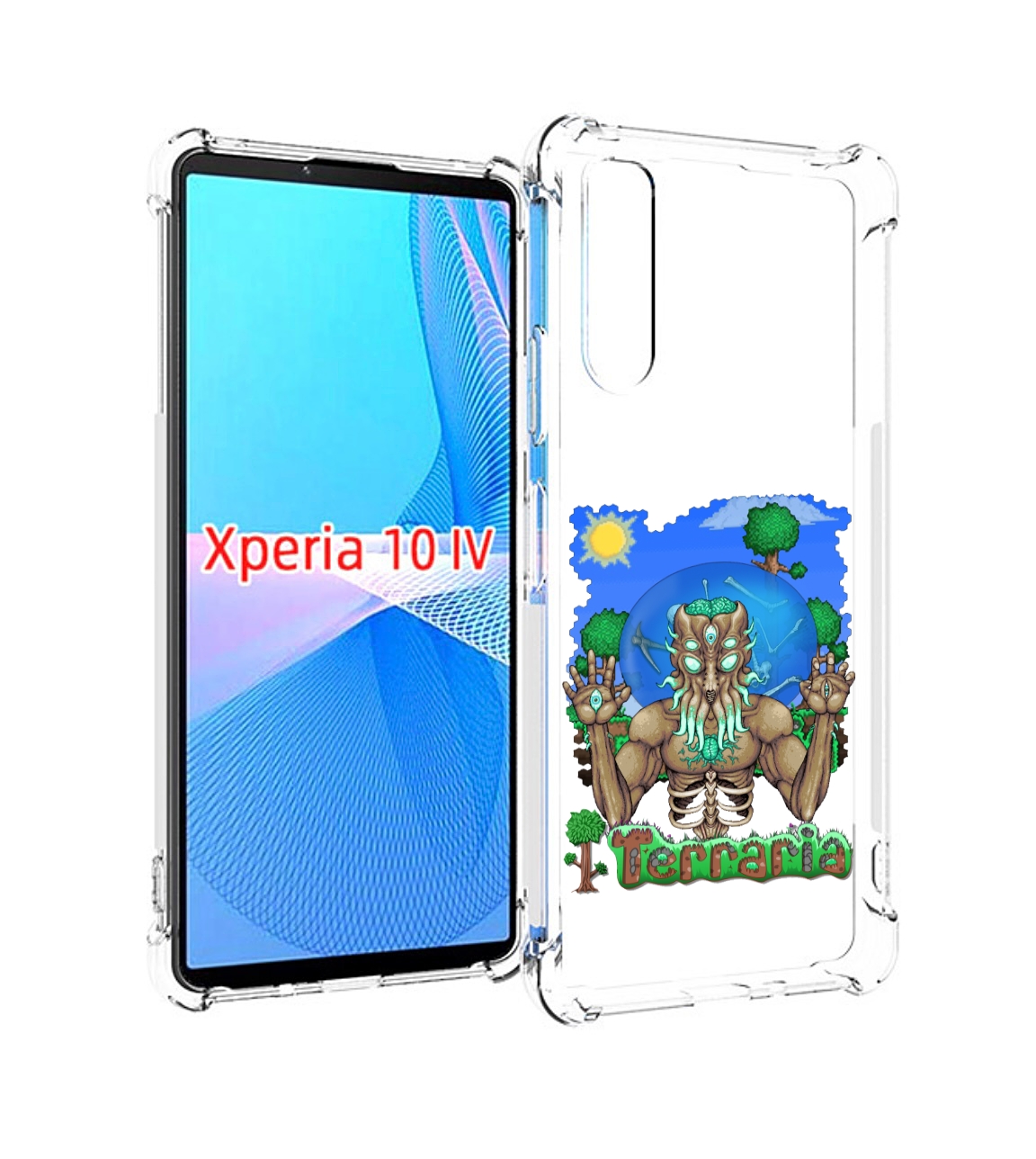 

Чехол MyPads Террария для Sony Xperia 10 IV (10-4), Прозрачный, Tocco