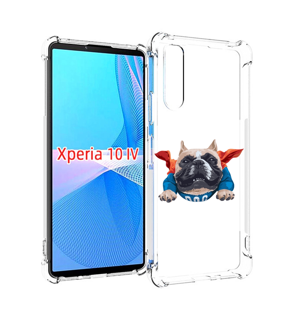 

Чехол MyPads Супер-Дог для Sony Xperia 10 IV (10-4), Прозрачный, Tocco