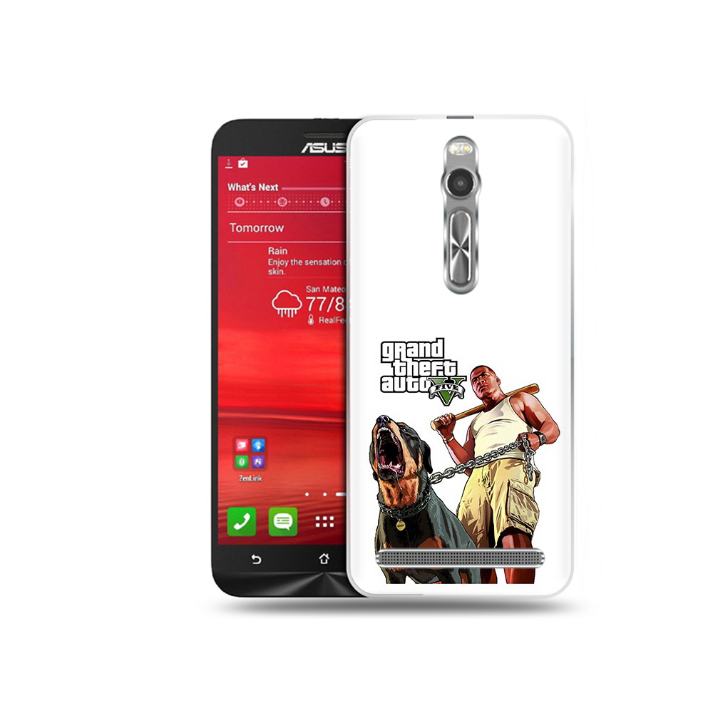 Чехол MyPads Tocco для Asus Zenfone 2 (ZE550ML) GTA грозная собака (PT11329.657.18)