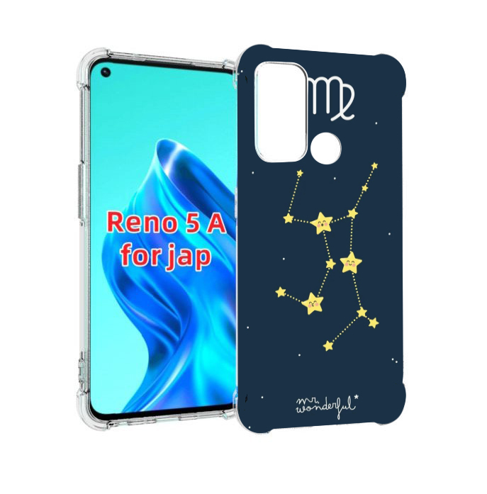 

Чехол MyPads знак-зодиака-дева-3 для Oppo Reno 5A, Прозрачный, Tocco