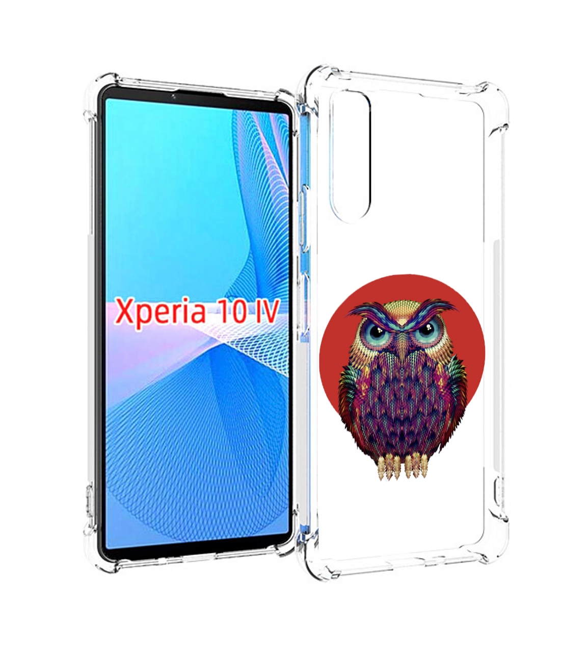 

Чехол MyPads Сова 3 для Sony Xperia 10 IV (10-4), Прозрачный, Tocco