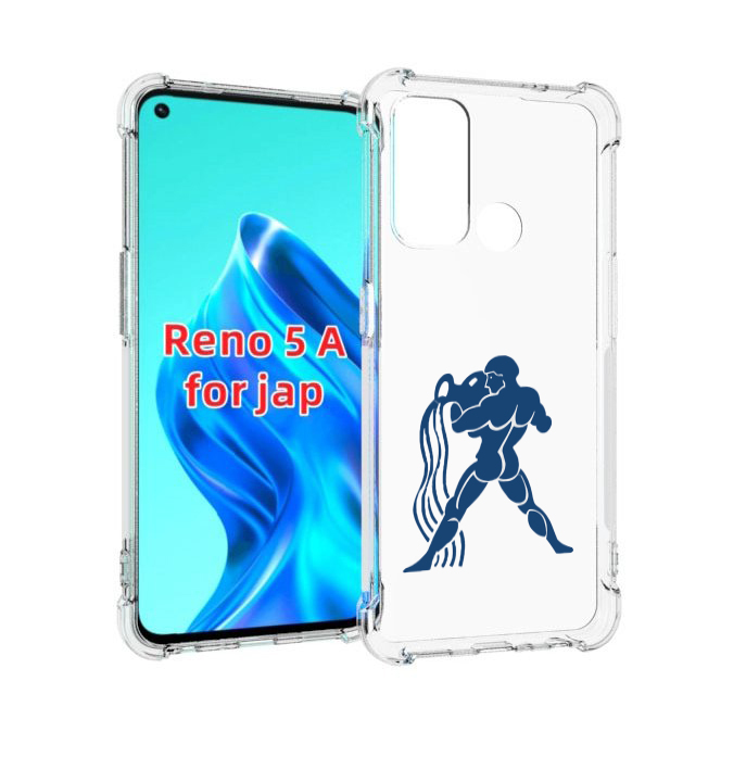 

Чехол MyPads знак-зодиака-водолей7 для Oppo Reno 5A, Прозрачный, Tocco