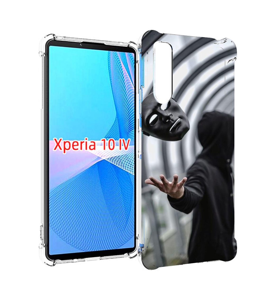 

Чехол MyPads Сними-маску для Sony Xperia 10 IV (10-4), Прозрачный, Tocco