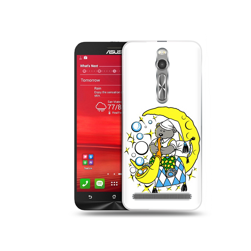 

Чехол MyPads Tocco для Asus Zenfone 2 (ZE550ML) Сырная луна (PT11329.657.167), Прозрачный, Tocco