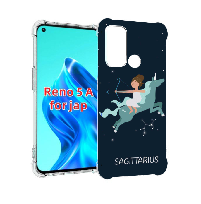 

Чехол MyPads знак зодиака стрелец 5 для Oppo Reno 5A, Прозрачный, Tocco