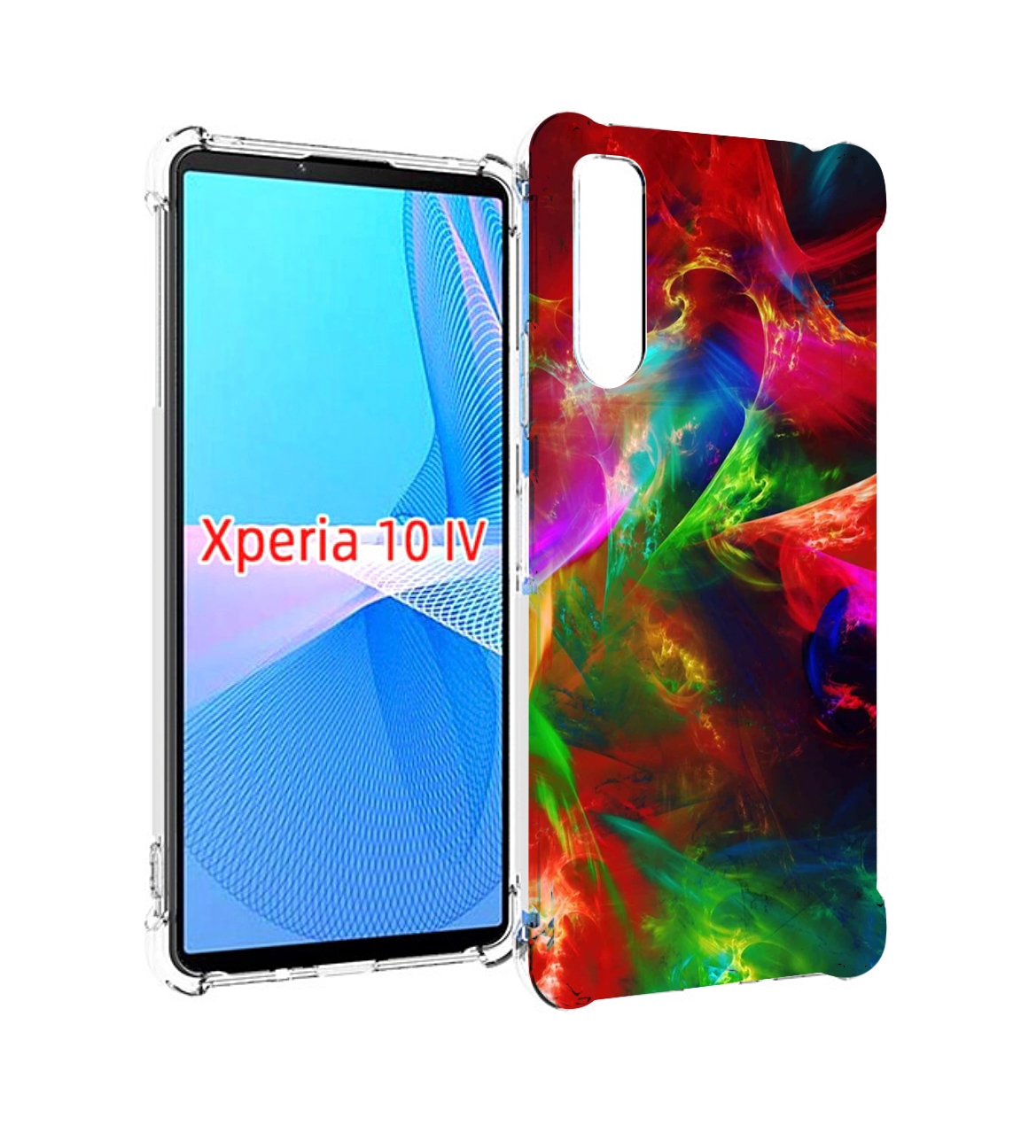 

Чехол MyPads Сияние-красок для Sony Xperia 10 IV (10-4), Прозрачный, Tocco