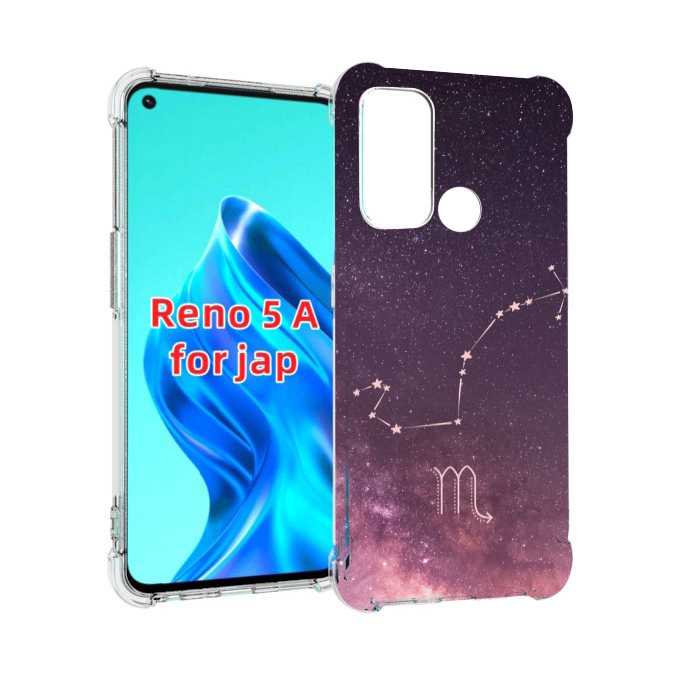 

Чехол MyPads знак зодиака скорпион 4 для Oppo Reno 5A, Прозрачный, Tocco