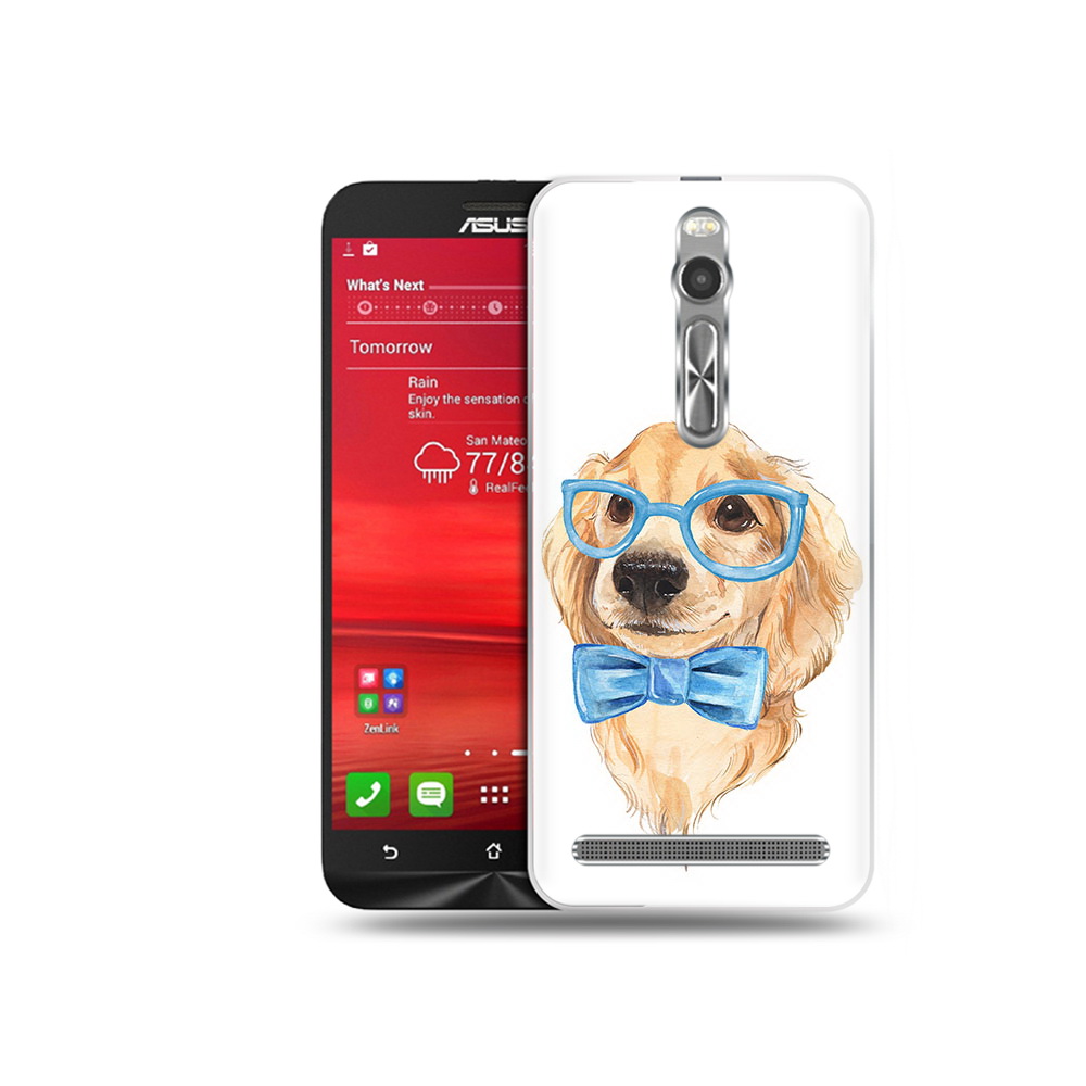 

Чехол MyPads Tocco для Asus Zenfone 2 (ZE550ML) Собака интеллигент (PT11329.657.159), Прозрачный, Tocco