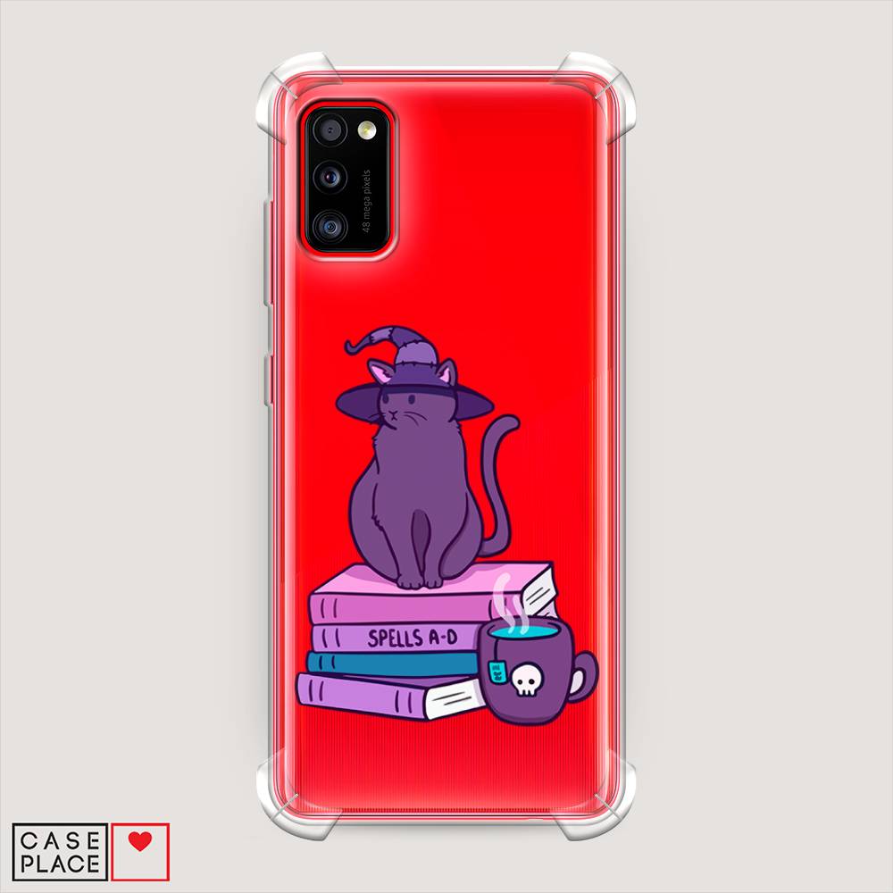 фото Противоударный силиконовый чехол "magic cat" на samsung galaxy a41 awog