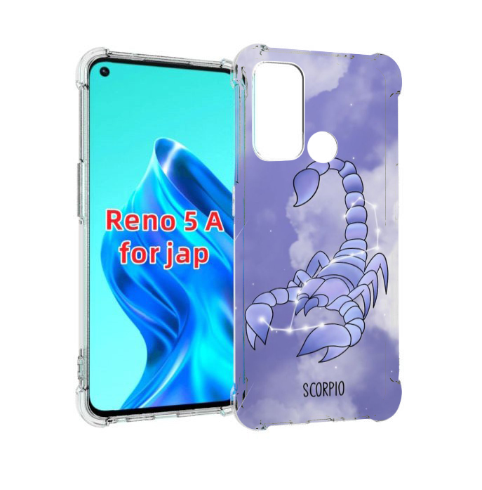 

Чехол MyPads знак зодиака скорпион 2 для Oppo Reno 5A, Прозрачный, Tocco