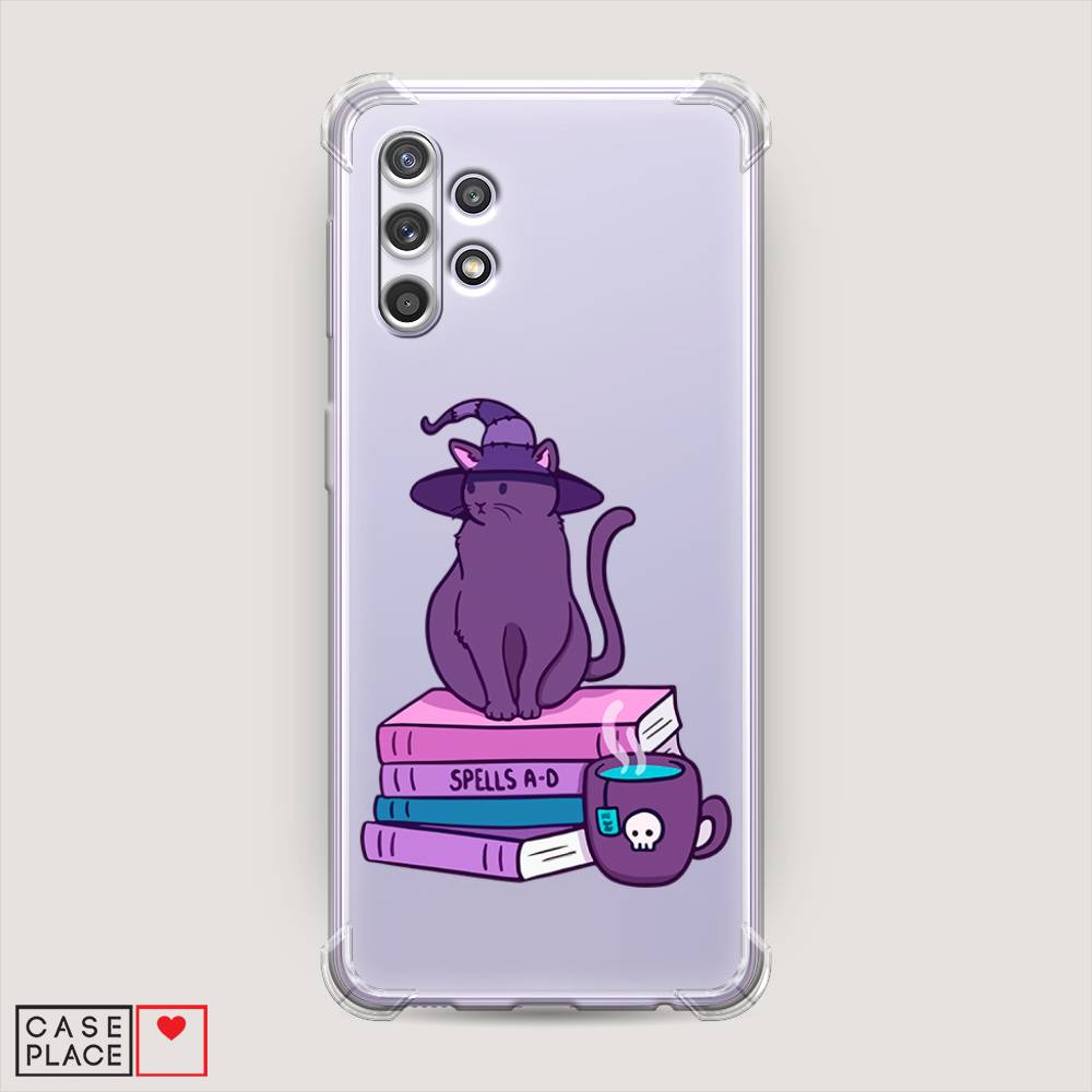 фото Противоударный силиконовый чехол "magic cat" на samsung galaxy a32 awog