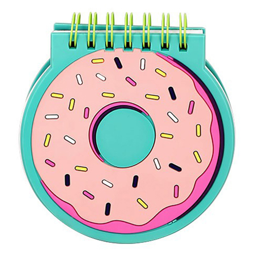 

Блокнот Fun Donut А7 бирюзово-розовый 30 листов