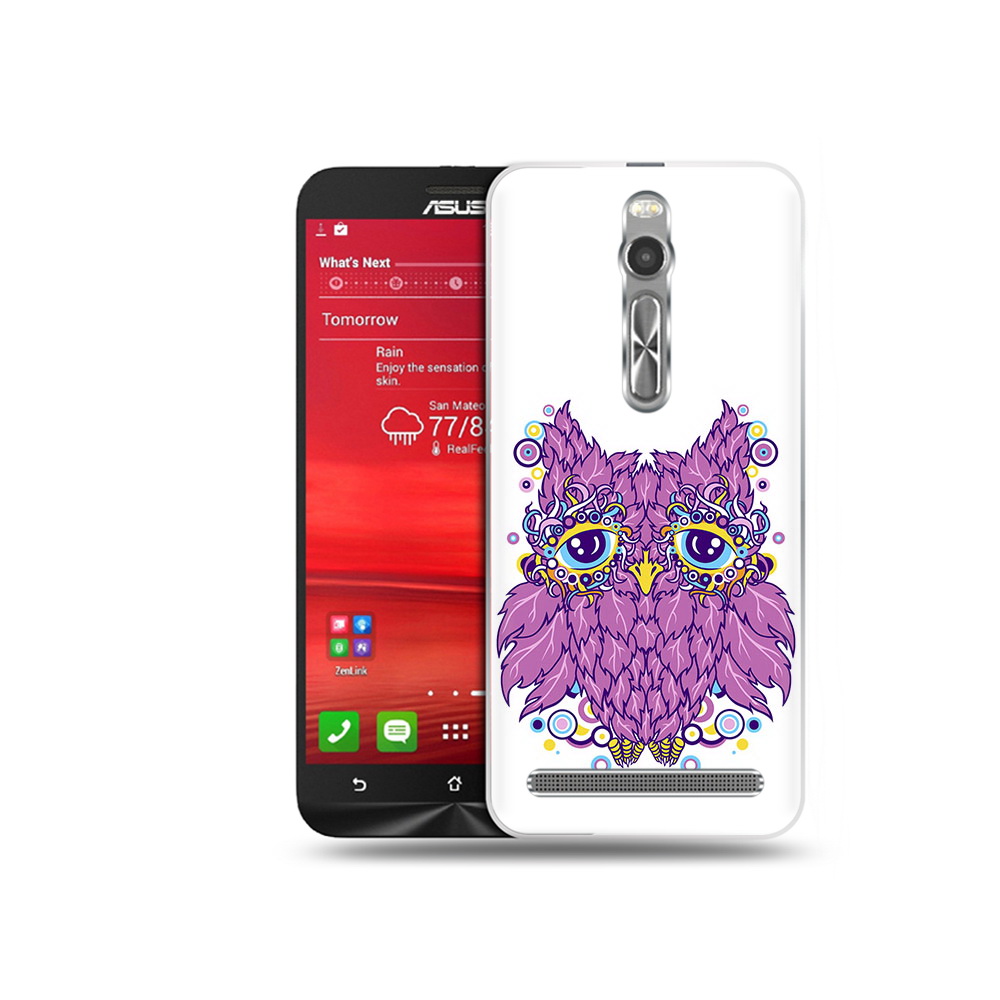Чехол MyPads Tocco для Asus Zenfone 2 (ZE550ML) Розовая сова (PT11329.657.147)