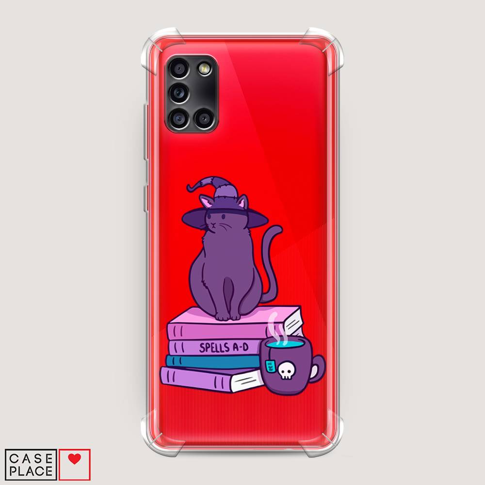 фото Противоударный силиконовый чехол "magic cat" на samsung galaxy a31 awog