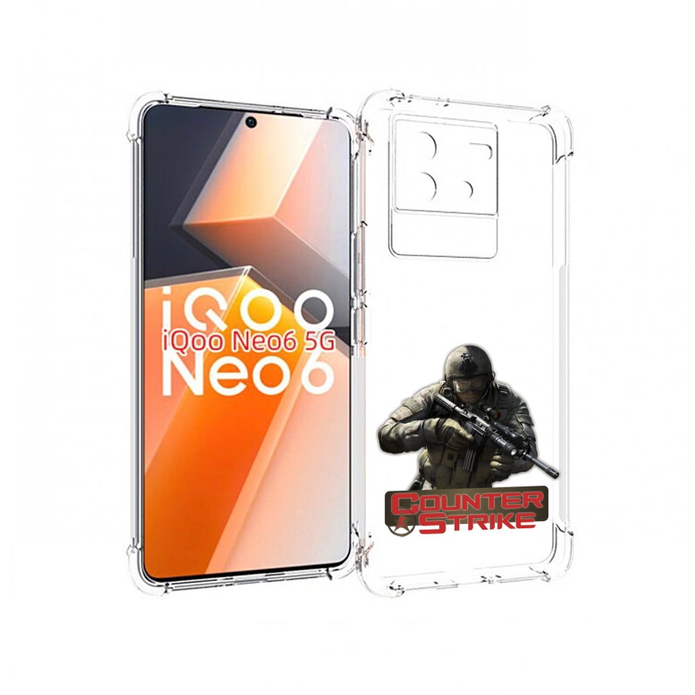 

Чехол MyPads Контра для Vivo iQoo Neo 6 5G, Прозрачный, Tocco