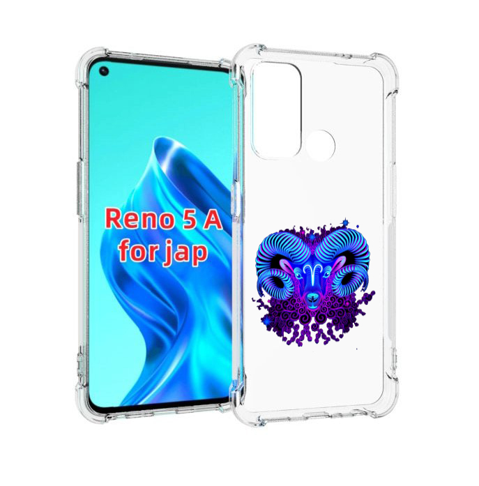 

Чехол MyPads знак зодиака овен 2 для Oppo Reno 5A, Прозрачный, Tocco