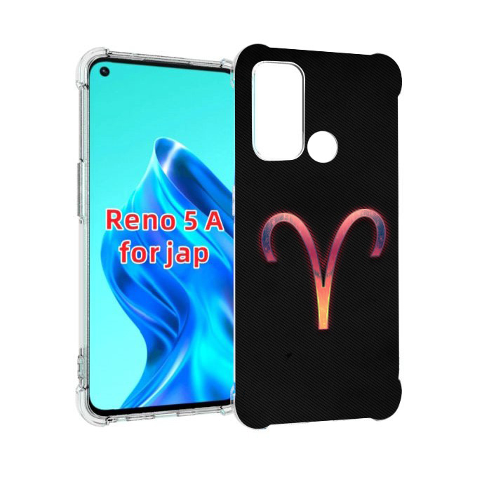 

Чехол MyPads знак зодиака овен 1 для Oppo Reno 5A, Прозрачный, Tocco