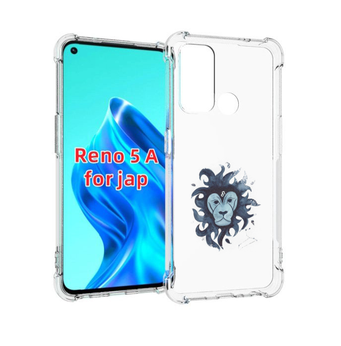 

Чехол MyPads знак зодиака лев 5 для Oppo Reno 5A, Прозрачный, Tocco