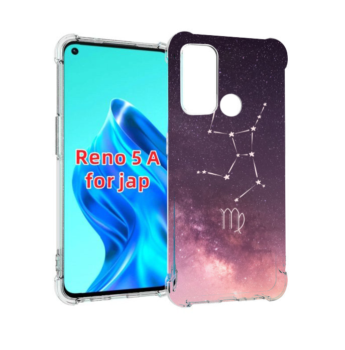 

Чехол MyPads знак зодиака дева 4 для Oppo Reno 5A, Прозрачный, Tocco
