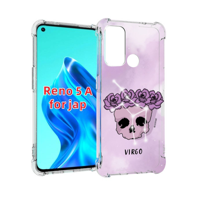 

Чехол MyPads знак зодиака дева 2 для Oppo Reno 5A, Прозрачный, Tocco