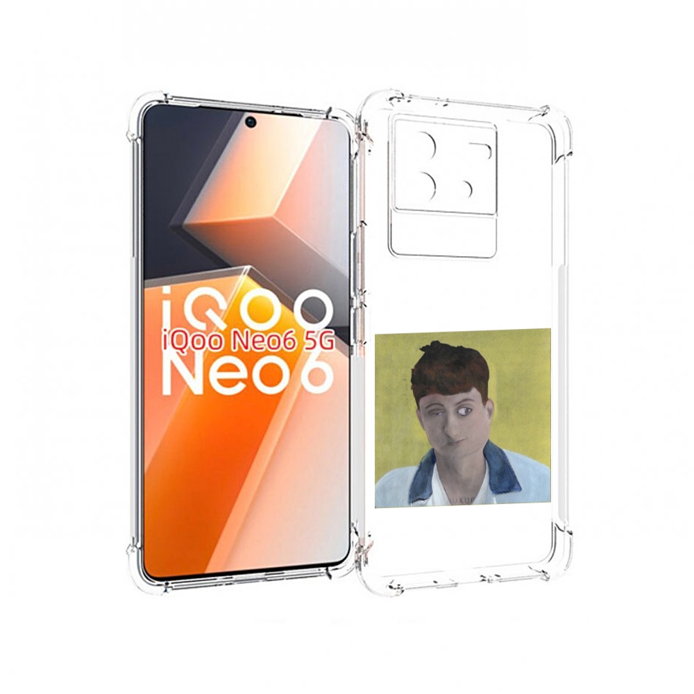 

Чехол MyPads Stay Ugly Boulevard Depo для Vivo iQoo Neo 6 5G, Прозрачный, Tocco