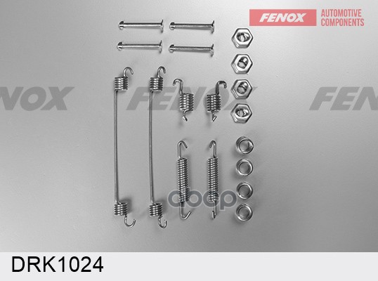 Монтажный Комплект Барабанных Колодок FENOX арт. DRK1024