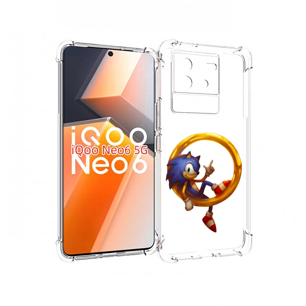 

Чехол MyPads Sonic-R для Vivo iQoo Neo 6 5G, Прозрачный, Tocco